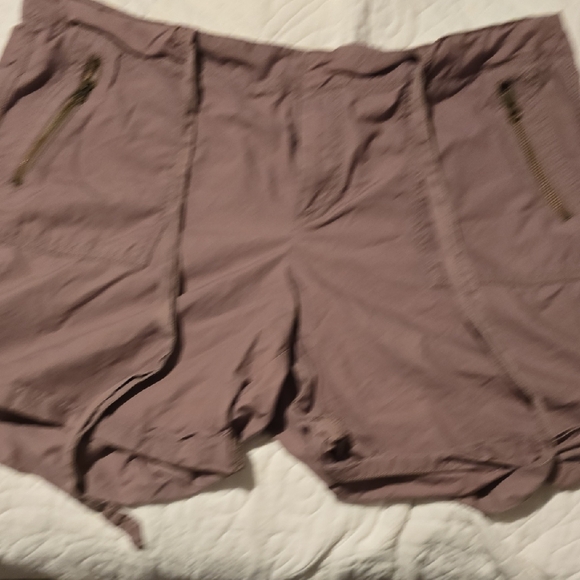 LOFT Pants - LOFT Purple Cargo Shorts Relaxed Fit